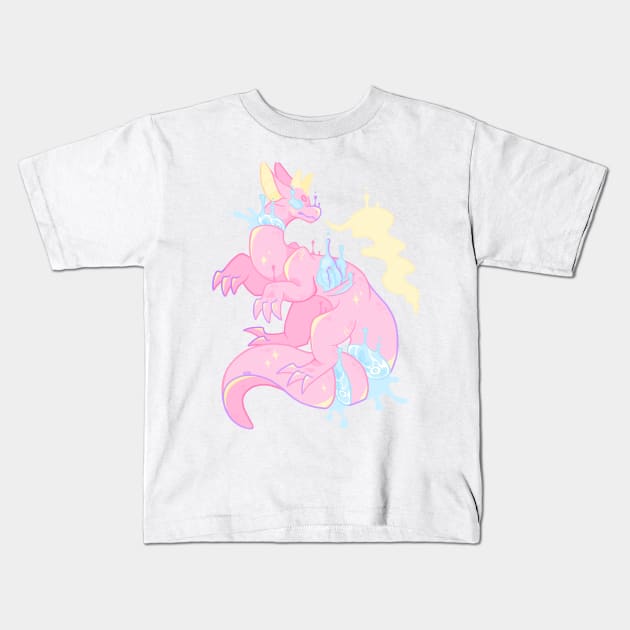 Candy Gore Dragon Kids T-Shirt by KaidahTheDragon